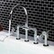 Kingston Brass KS2331CG Industrial Style Bridge Kitchen Faucet with Brass Sprayer, Polished Chrome KS2331CG - alternate 5